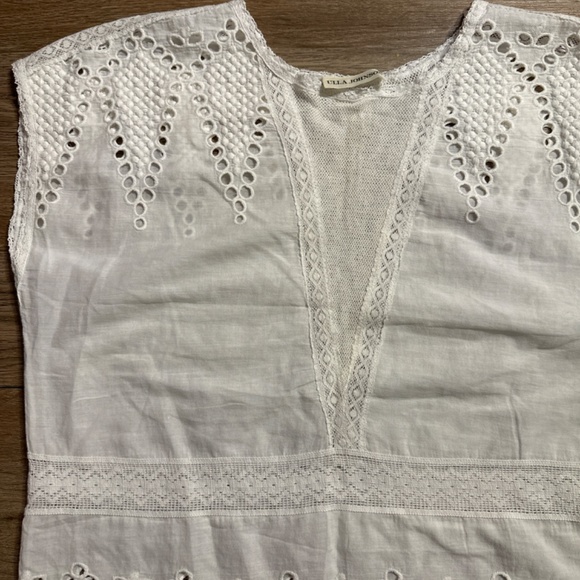 Ulla Johnson White Maryse Top size 2 - Picture 2 of 6
